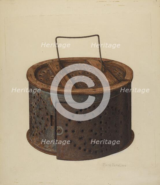 Foot Warmer, 1938. Creator: Marie Famularo.