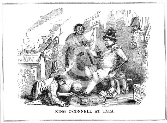 'King O'Connell at Tara', 1843. Artist: Unknown