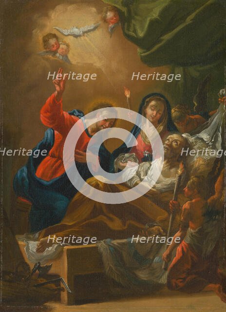 Death of Saint Joseph, 1760-1780. Creator: Unknown.