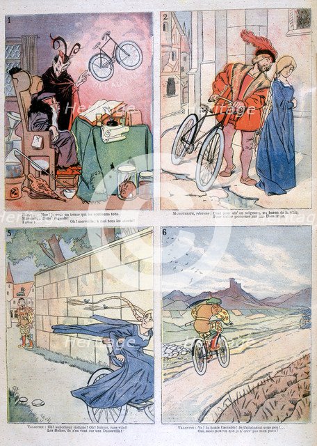 Caricatures from the legend of Faust, 1894. Artist: Unknown