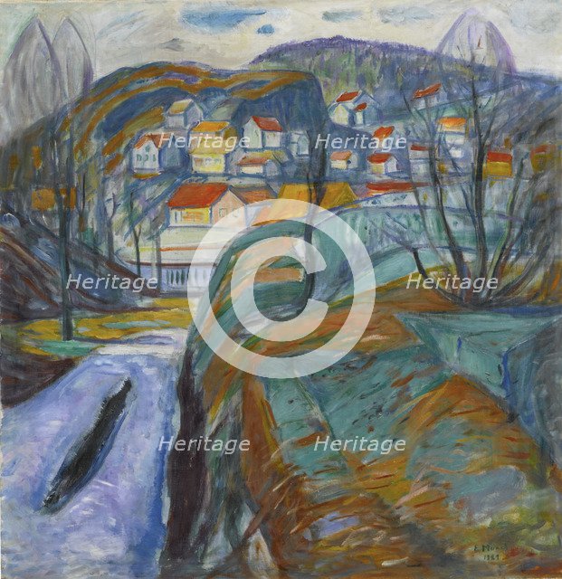 Kragerø in spring, 1929.