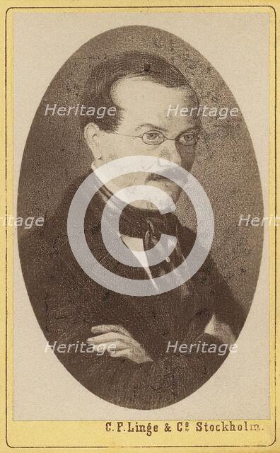 Portrait of the composer Jacob Niclas Ahlström (1805-1857). Creator: Photo studio C. F. Linge & Co, Stockholm  .