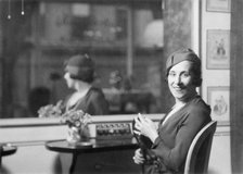 Miss Lucrezia Bori, portrait photograph, 1932 Apr. 6. Creator: Arnold Genthe.