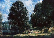 A Yorkshire River-Summer, Possibly 1928. Creator: David Thomson Muirhead.