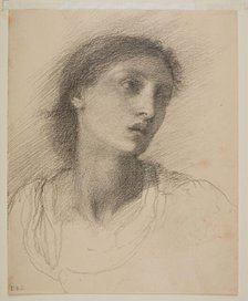 St Mark the Evangelist - Head Study of Maria Zambaco, 1869-71. Creator: Sir Edward Coley Burne-Jones.