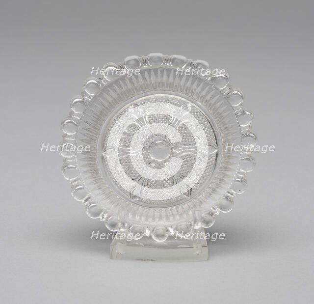 Cup plate, c. 1835. Creator: Unknown.