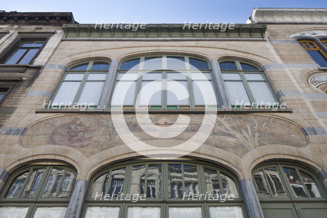 Maison-Atelier Louise de Hem, 15-17 Rue Darwin, Brussels, Belgium, (1902-1905), c2014-c2017. Artist: Alan John Ainsworth.