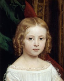 Portrait thought to be Jeanne Scheffer, c1845. Creator: Henry Scheffer.