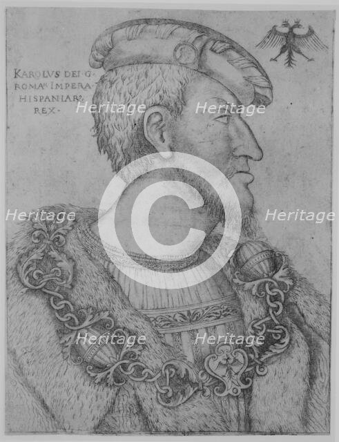 Portrait of the Holy Roman Emperor Charles V facing right, ca. 1520-1540., ca. 1520-1540. Creator: Anon.