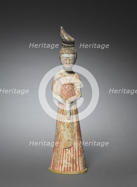 Court Lady with High Chignon, c. 700-750. Creator: Unknown.