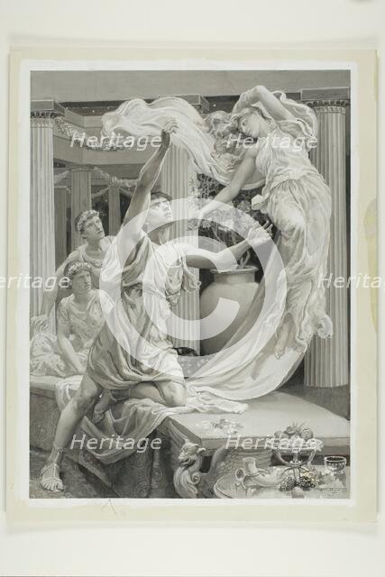 And Lycius' Arms Were Empty of Delight, 1885. Creator: Will H. Low.