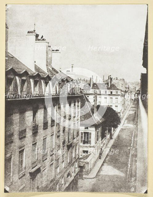 Rue Cambon, 1846, printed 1965. Creator: Hippolyte Bayard.