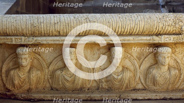 Portrait reliefs, Gardens of Palmyra Archaeological Museum, Tadmor, Syria. Creator: Unknown.