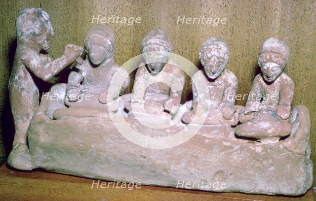 Greek terracotta of bakers. Artist: Unknown