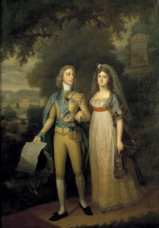 Portrait of Gustav IV Adolf of Sweden (1778-1837) and Frederica Dorothea Wilhelmina of Baden (1781-1