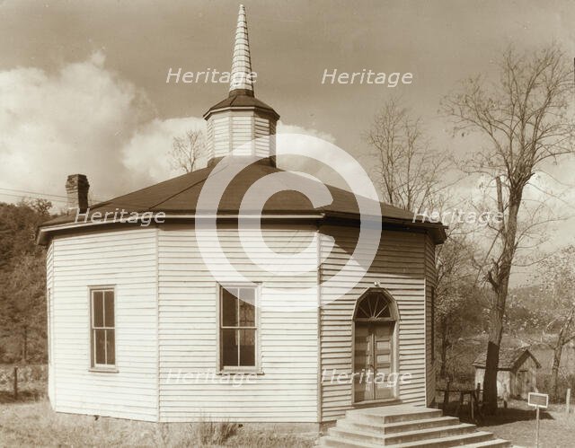 Zion Church, Covesville, Albemarle County, Virginia, 1935. Creator: Frances Benjamin Johnston.