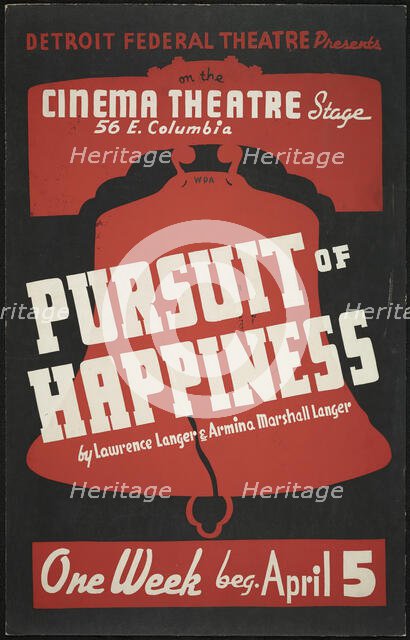Pursuit of Happiness, Detroit, 1938. Creator: Unknown.
