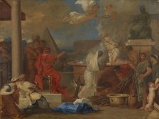 The martyrdom of John the Apostle, between 1630 and 1671. Creator: Sébastien Bourdon.