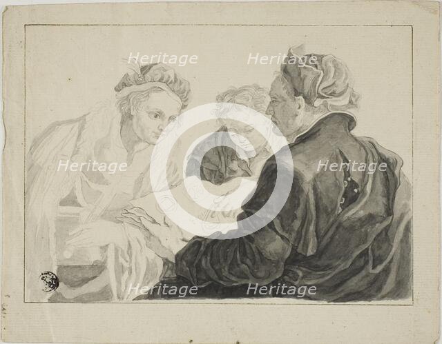 Architect Submitting Designs to Patron, n.d. Creator: Francesco Fontebasso.