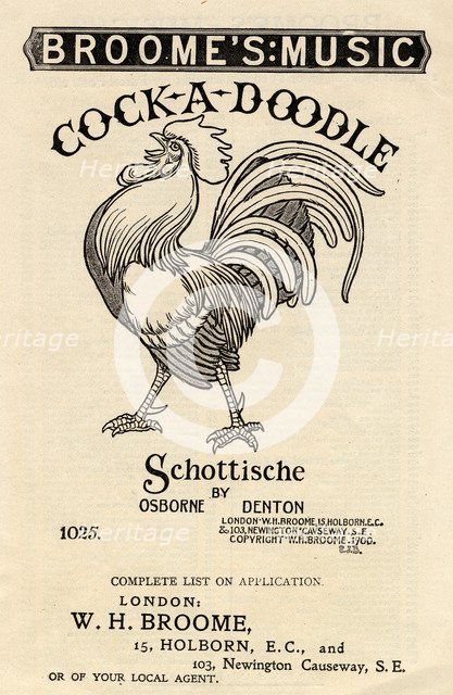 Broome's Music, 1910s. Artist: Unknown