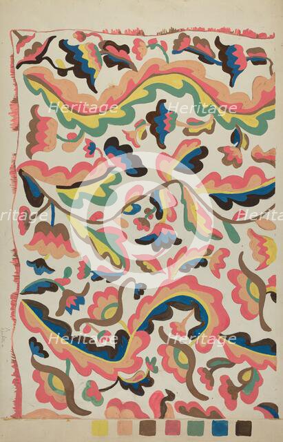 Colcha, 1935/1942. Creator: Etna Wiswall.