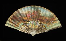 Fan, probably French, 1870-90. Creator: Unknown.