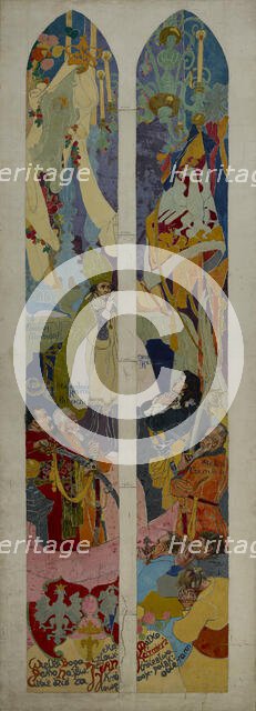 John Casimir's Oath, between 1892-1894. Creator: Stanislaw Wyspianski.