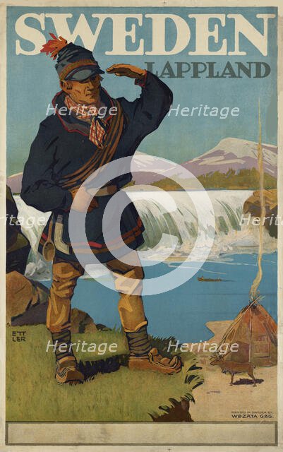 Sweden. Lappland, 1930. Creator: Ettler, Max (1879-1952).