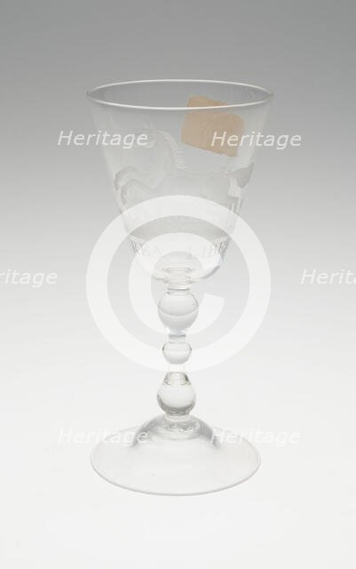 Wine Glass, Netherlands, 18th century. Creator: Unknown.