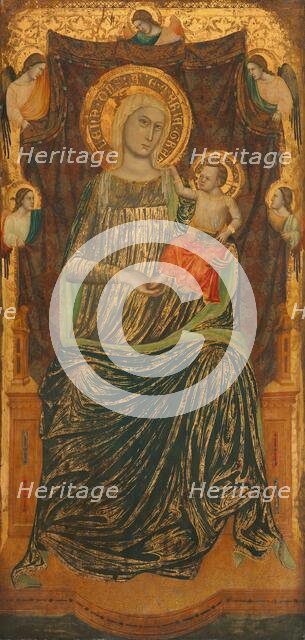 Madonna and Child with Five Angels, c. 1335. Creator: Giovanni Baronzio.