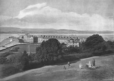 Exmouth from the Beacon, c1900. Artist: HT Cousins.