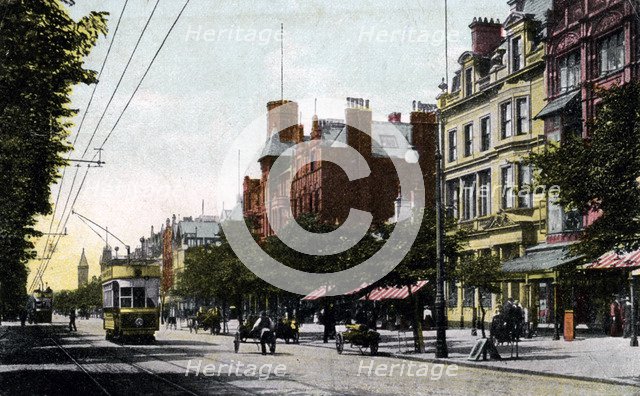 Lord Street, Southport, Lancashire, early 20th century. Artist: Unknown