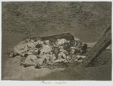 The Disasters of War, a series of etchings by Francisco de Goya (1746-1828), plate 63: 'Muertos r…