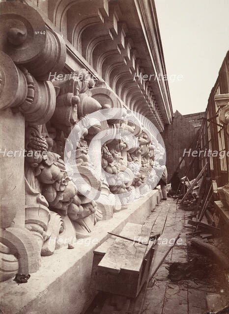 Le Nouvel Opéra de Paris (Sculpture Ornementale), 1865-72. Creator: Louis-Emile Durandelle.