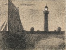 The Lighthouse at Honfleur, 1886. Creator: Georges-Pierre Seurat.