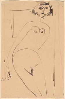 Nude, early 20th century, Creator: Ernst Kirchner.