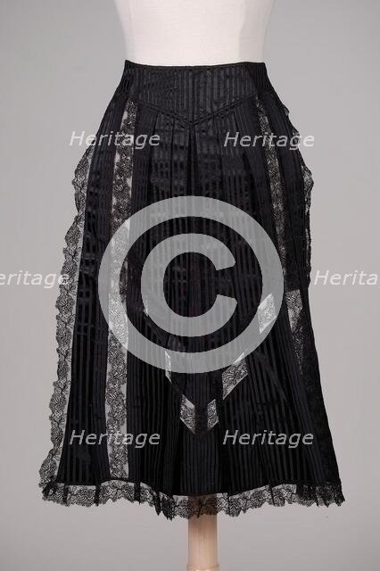 Afternoon apron, American, ca. 1880. Creator: Unknown.