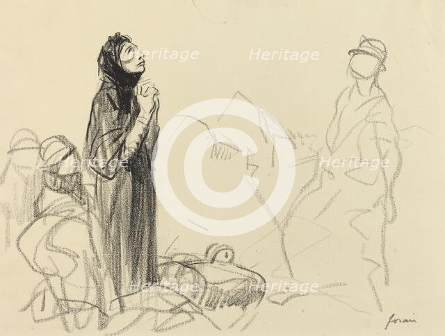 During the Armistice, c. 1914/1919. Creator: Jean Louis Forain.