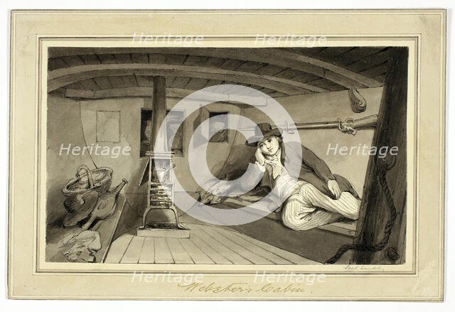 Webster's Cabin, n.d. Creators: Isaac Cruikshank, Paul Sandby, Isaac Robert Cruikshank.