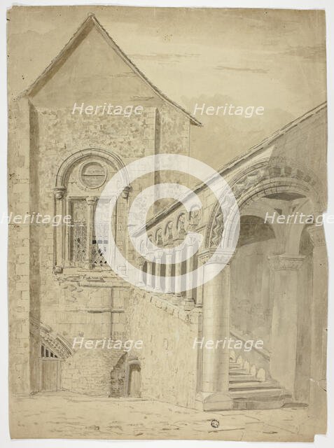 Staircase...Green Court, Canterbury, n.d. Creator: Unknown.