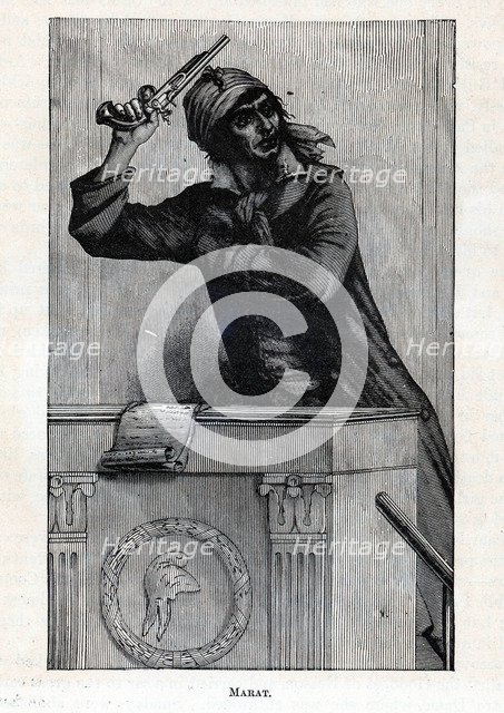 Marat, 1882. Artist: Anonymous  