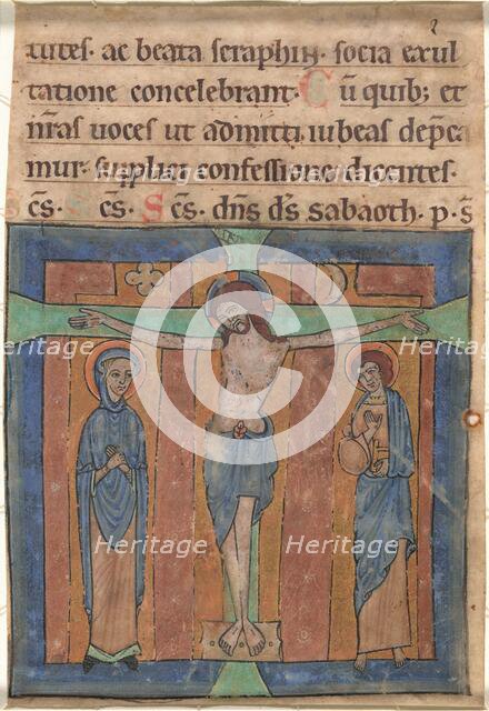 The Crucifixion, late 12th century. Creator: Unknown.