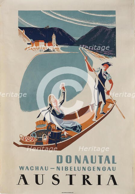 Danube Valley - Austria, 1930s. Creator: Roller, Alfred (1864-1935).