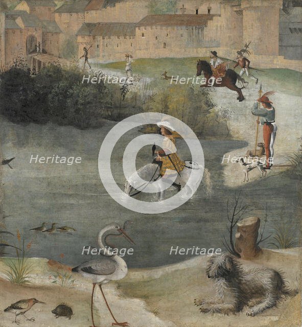 Falconry, c1517-1518. Creator: Ferramola, Floriano (Fioravante) (c. 1478-1528).