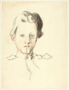 Portrait of a Young Lady, n.d. Creator: Philip William May.