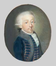 Portrait of Count Joseph Szapáry, c1790. Creator: Karl Caspar.
