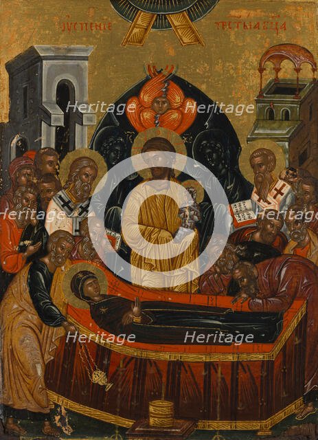 Dormition of the Virgin. Creator: Macedonian School.
