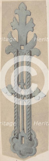 Metal Doorplate for Church, second half 19th century. Creator: Anon.