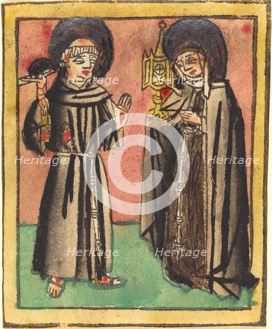 Saint Francis and Saint Clara, 1450/1470. Creator: Unknown.