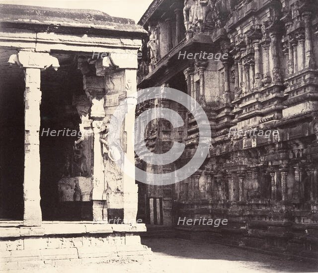 The Inner Facade of the Gateway of the East Gopuram, January-March 1858. Creator: Captain Linnaeus Tripe.